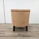 1940s Art Decò armchair in walnut and velvet