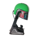 Pop Art green Rothmans Porsche Formula 1 Helmet table lamp by Fase 1970s