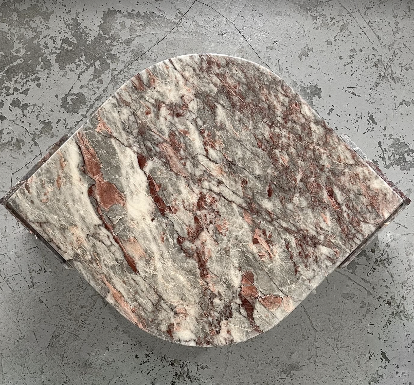 Green marble coffee table