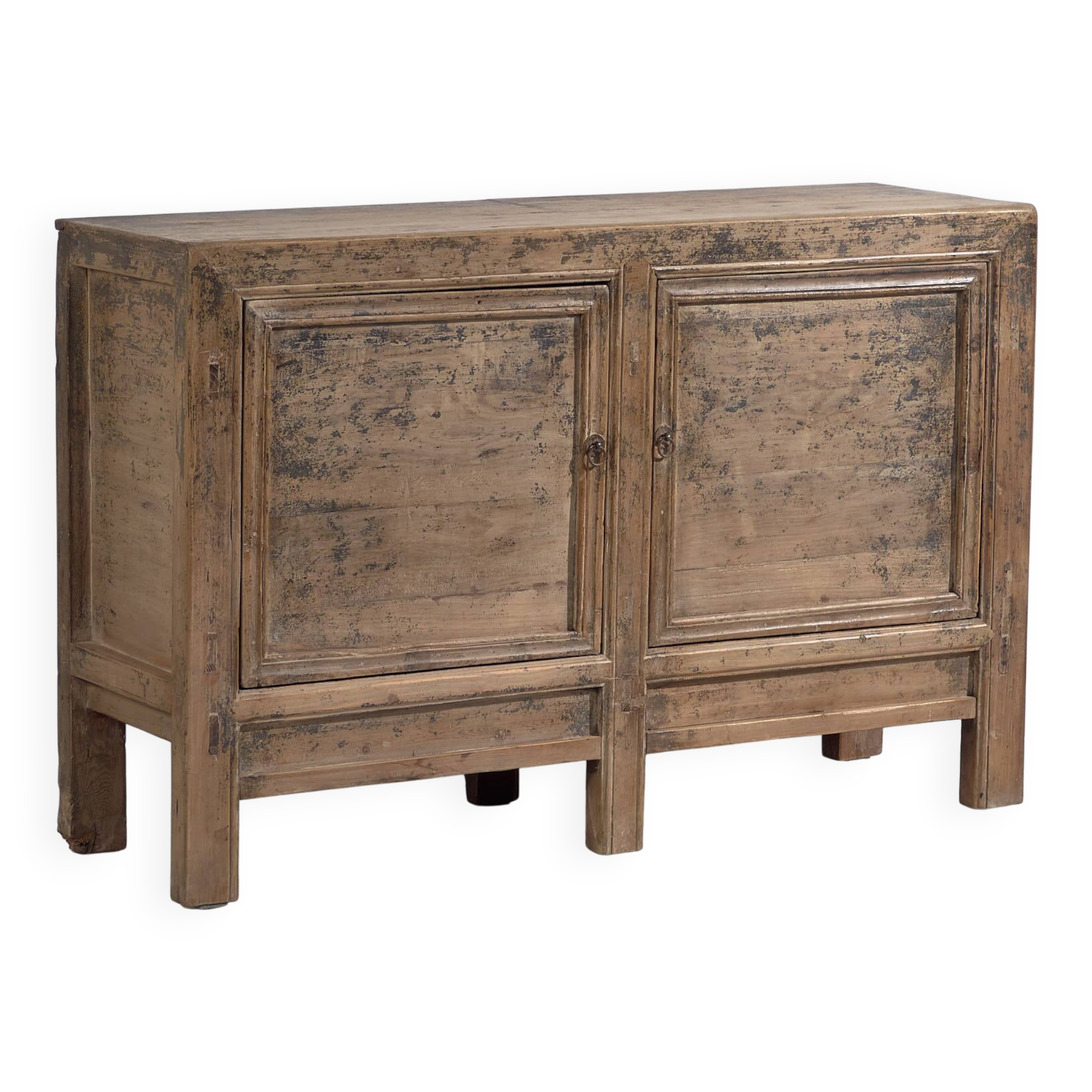 Small antique sideboard with grey patina (circa 1900) #80
