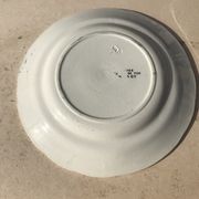 Talking plate "En voyage" n•XII - faience factory Choisy le roi
