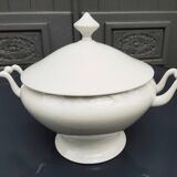 Soupière ancienne en porcelaine de Limoges