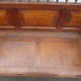 Banc coffre en chêne