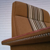 Ensemble de fauteuils bois de chêne laine état d’origine années 1970