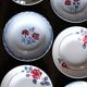 6 Art Deco deep plates Marinette Juliette Digoin Sarreguemines Badonv