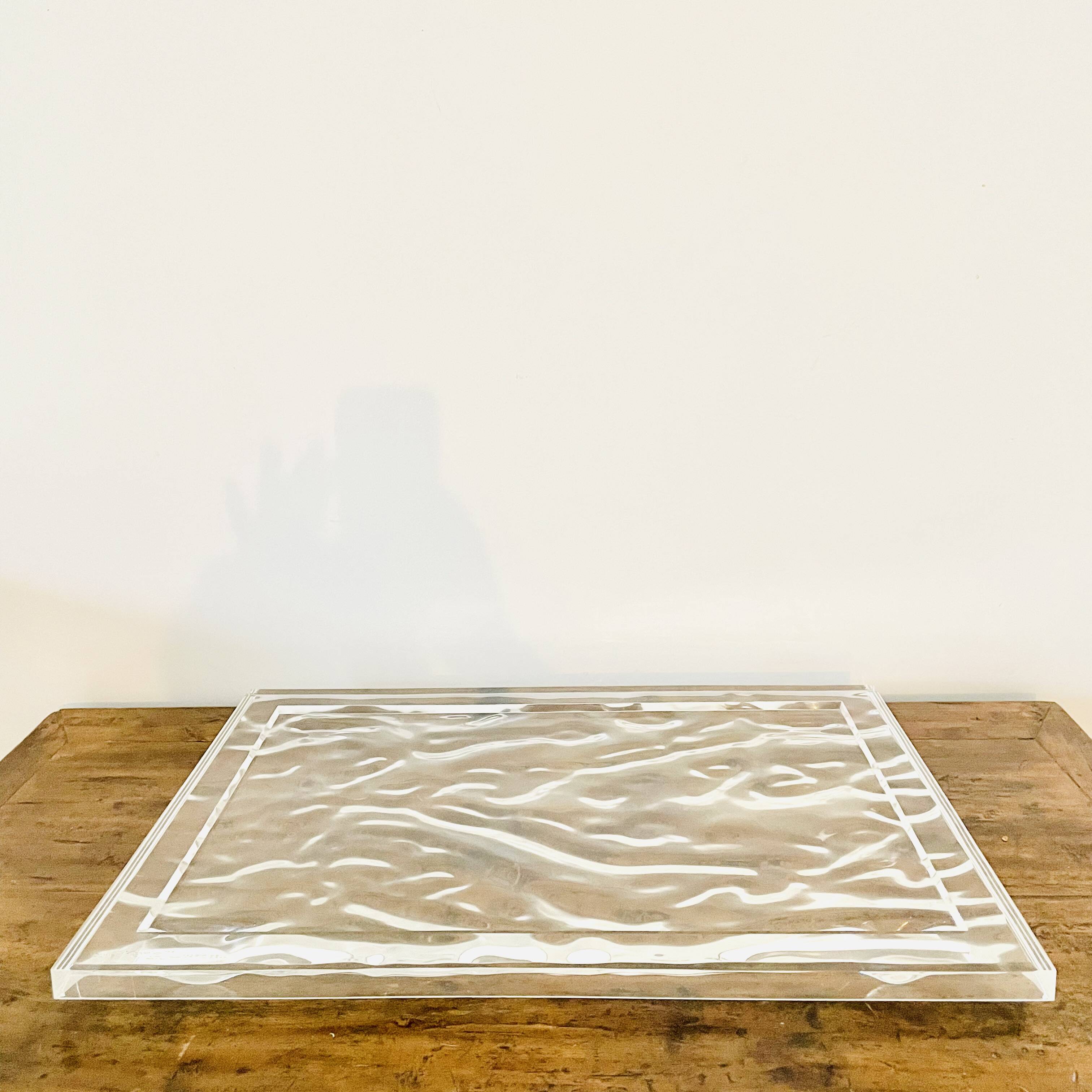Serving tray dune big by kartell design mario bellini made in italy