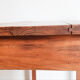 Waxed wooden farmhouse table