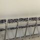 6 zebra folding chairs