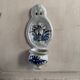 18th century Nevers earthenware holy water font