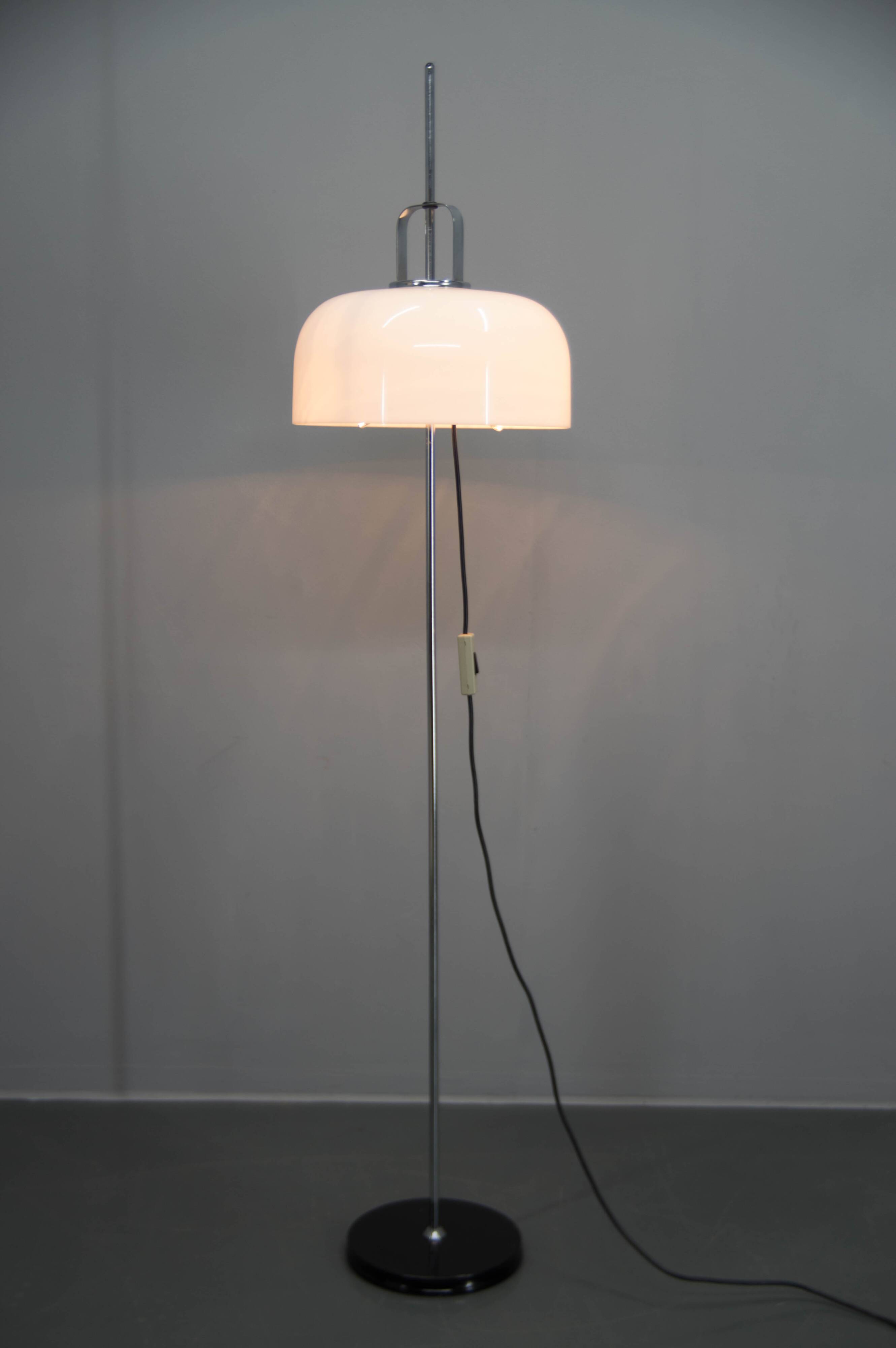 Mid-Century Adjustable Floor Lamp Designed by Guzzini for Meblo, 1970s