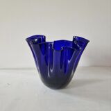 Glass handkerchief vase