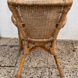 Set of 4 bamboo chairs