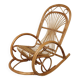 Bamboo wicker rocking chair