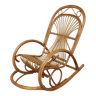 Bamboo wicker rocking chair