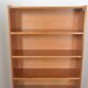 Vintage display cabinet in wood veneer, 1950s-1960s.