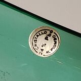 Murano/Glass Line Art Glass Sea Shell Trinket Dish. Diam 20