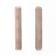 Pair of Modern Italian Brass and Murano Glass Textured Light Pink Wall Scon