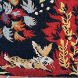 Large Unicorn with Fire Feet Tapestry