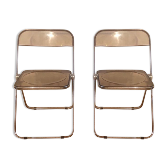 Pair of G.Piretti PLIA chairs