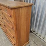 Trade furniture with 12 drawers in gilded oak