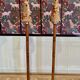 Pair of Scandinavian design floor lamps from the 1960s.