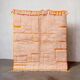 Orange wool rug 250cm x 150cm