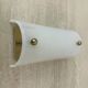 Vintage lucite and brass wall lamp ,1970s