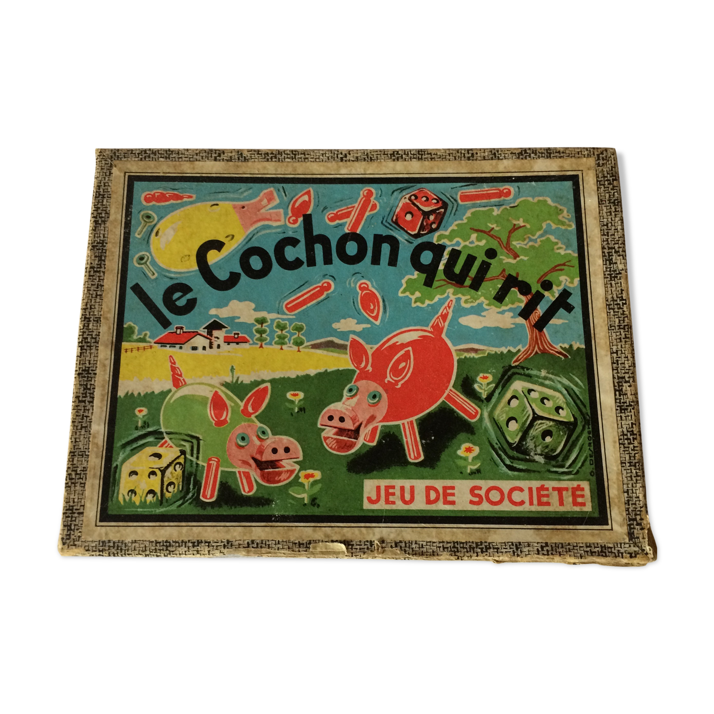 vintage board game The Laughing Pig