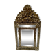 Miroir a parcloses en cuivre repoussé XIX siècle