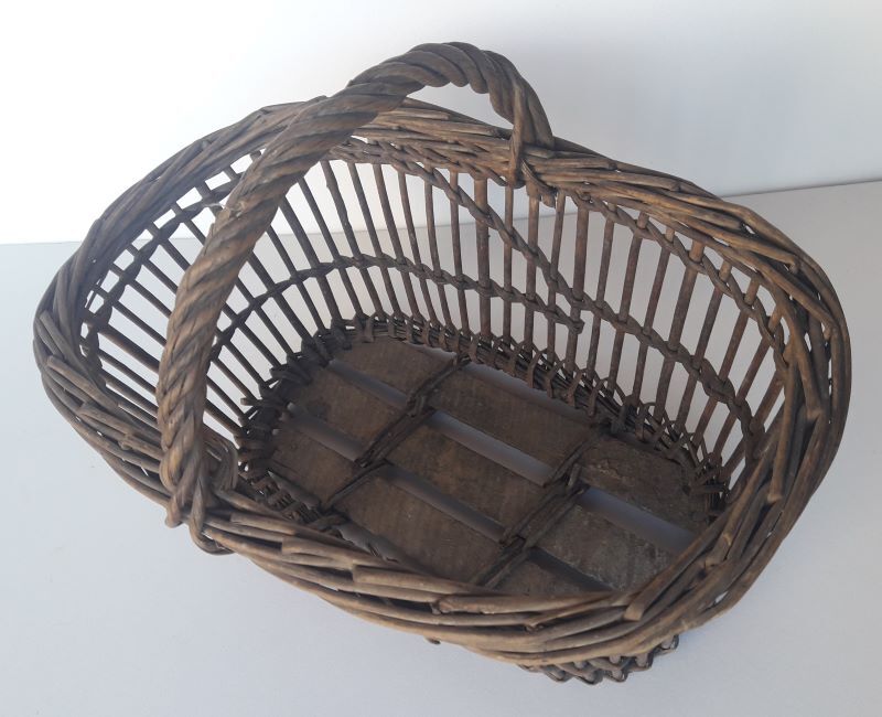 Rattan basket or wicker basket