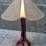 Ceramic lamp vintage and Japanese Lampshade