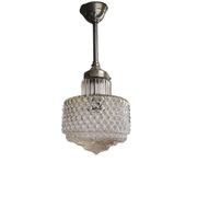 Suspension en verre du milieu du siècle années 1960
