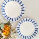 Set of 4 antique porcelain plates
