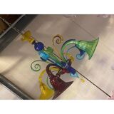 Murano Multicolors Glass Chandelier Random Colors 5 Arms