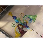 Murano Multicolors Glass Chandelier Random Colors 5 Arms