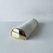 Brass and glass wall light