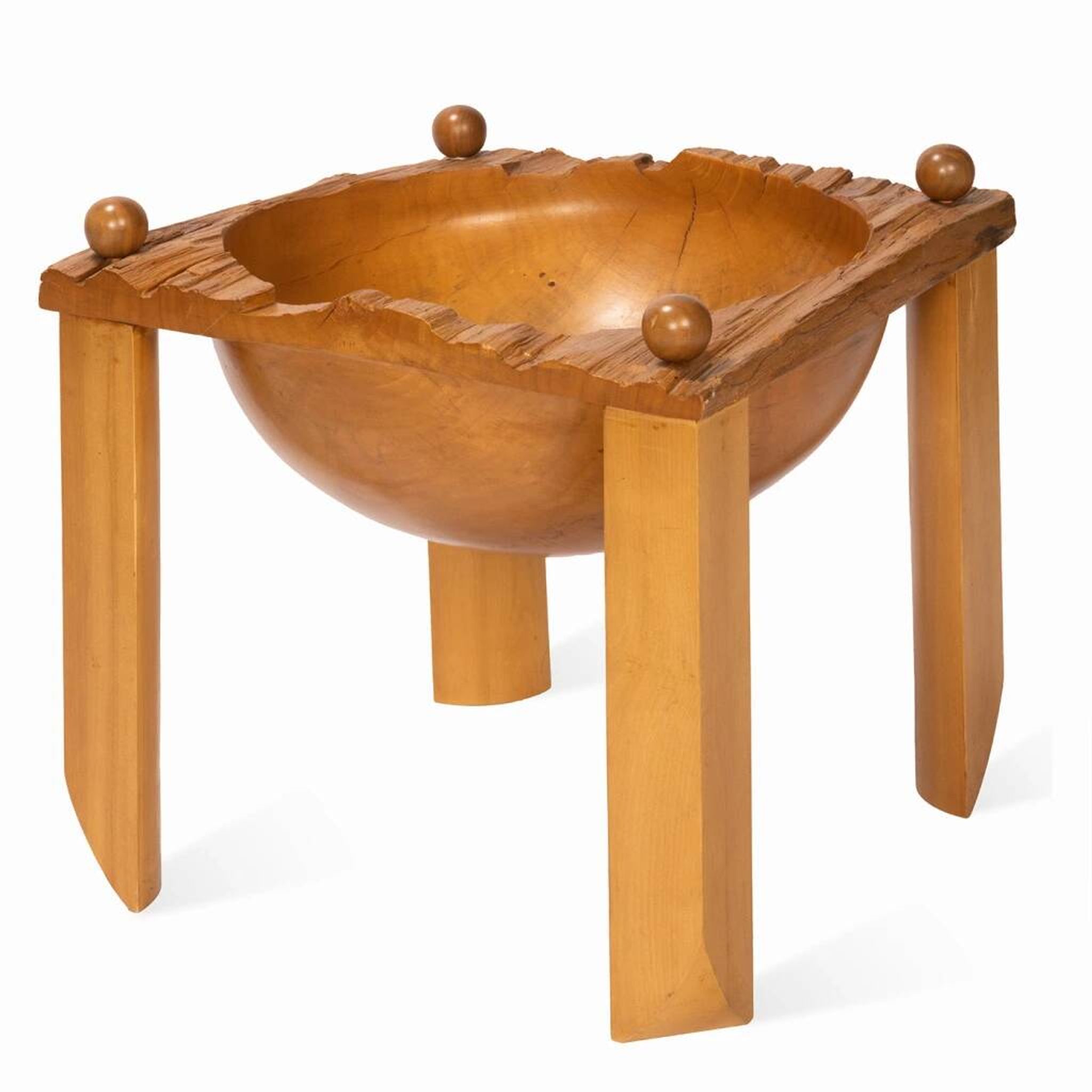 Unique wooden table by Antonín Hepnar