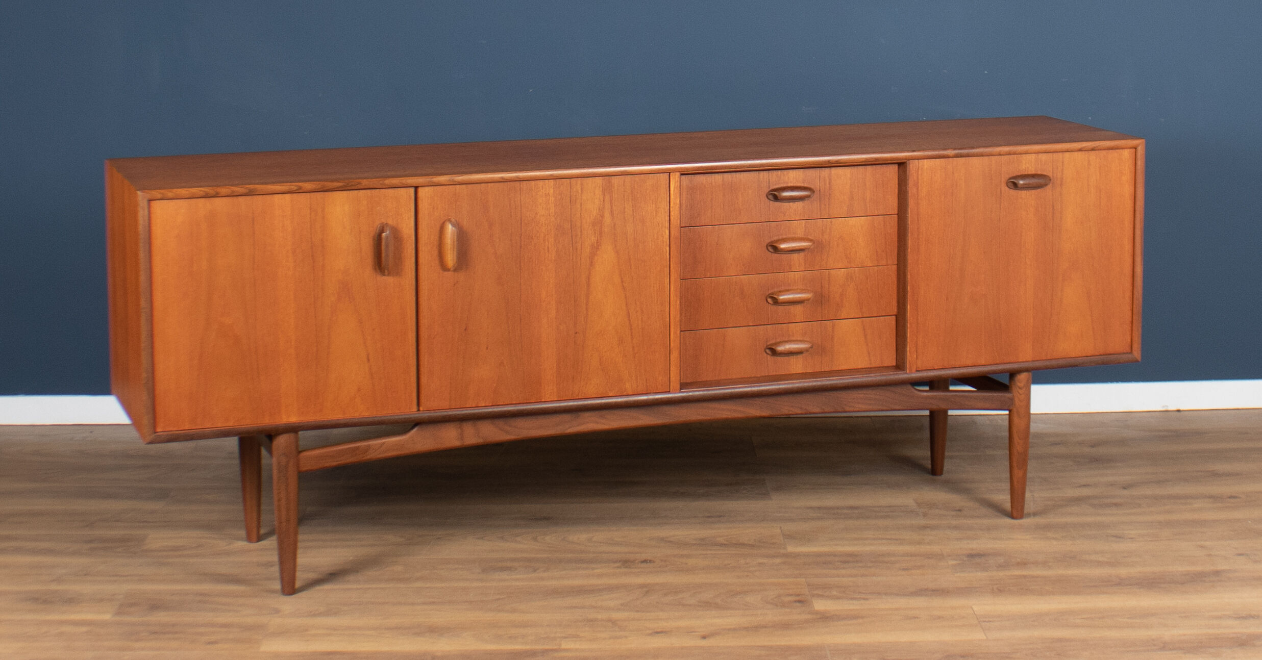 Retro teak 1960s long g plan scandi mid century sideboard