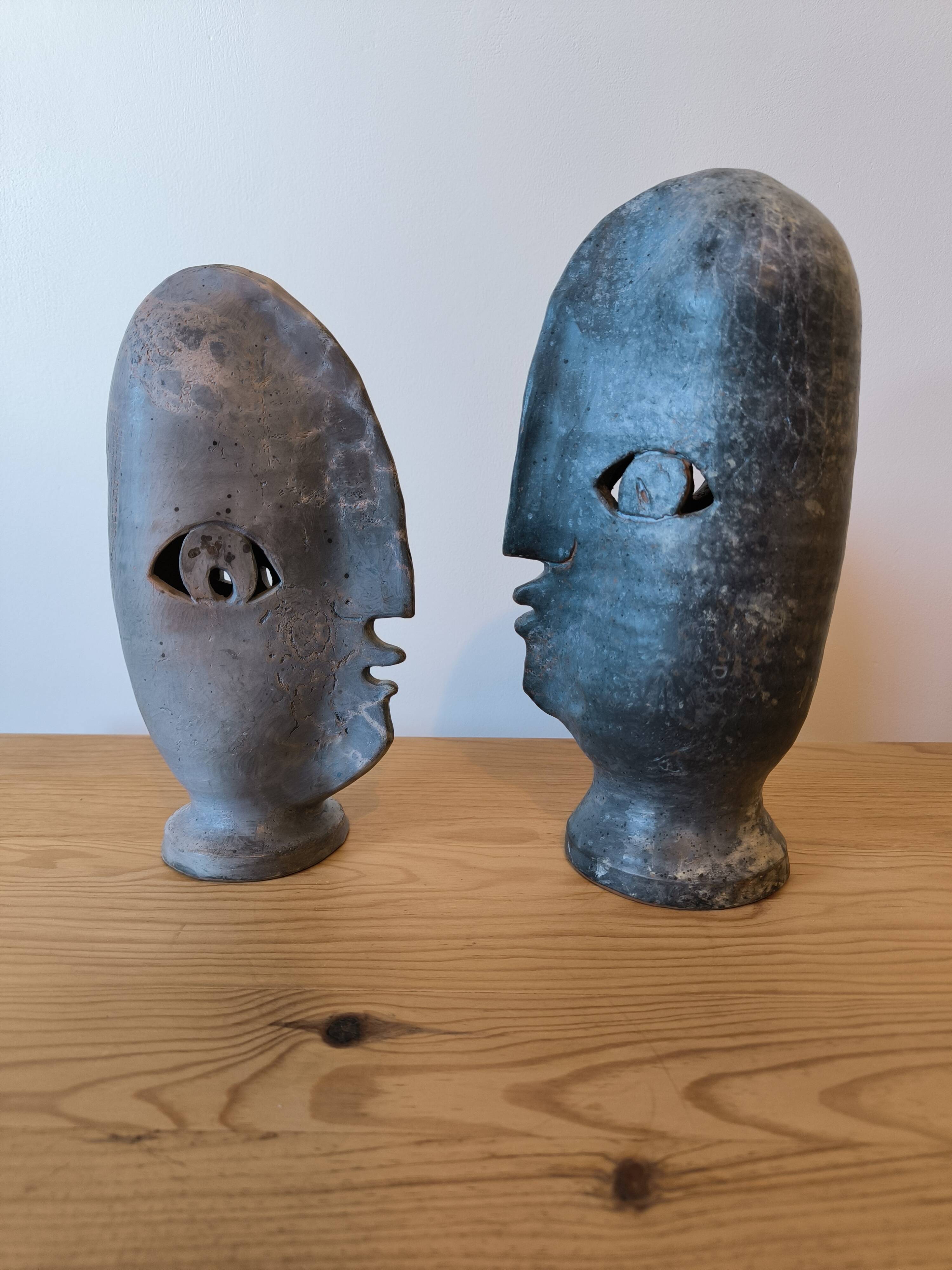 Sculptures Les bisous Loul Combres