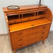 Rare secrétaire scandinave galbé origine Suède