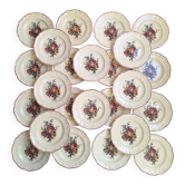 Flat plates Digoin Sarreguemines Model Loraine