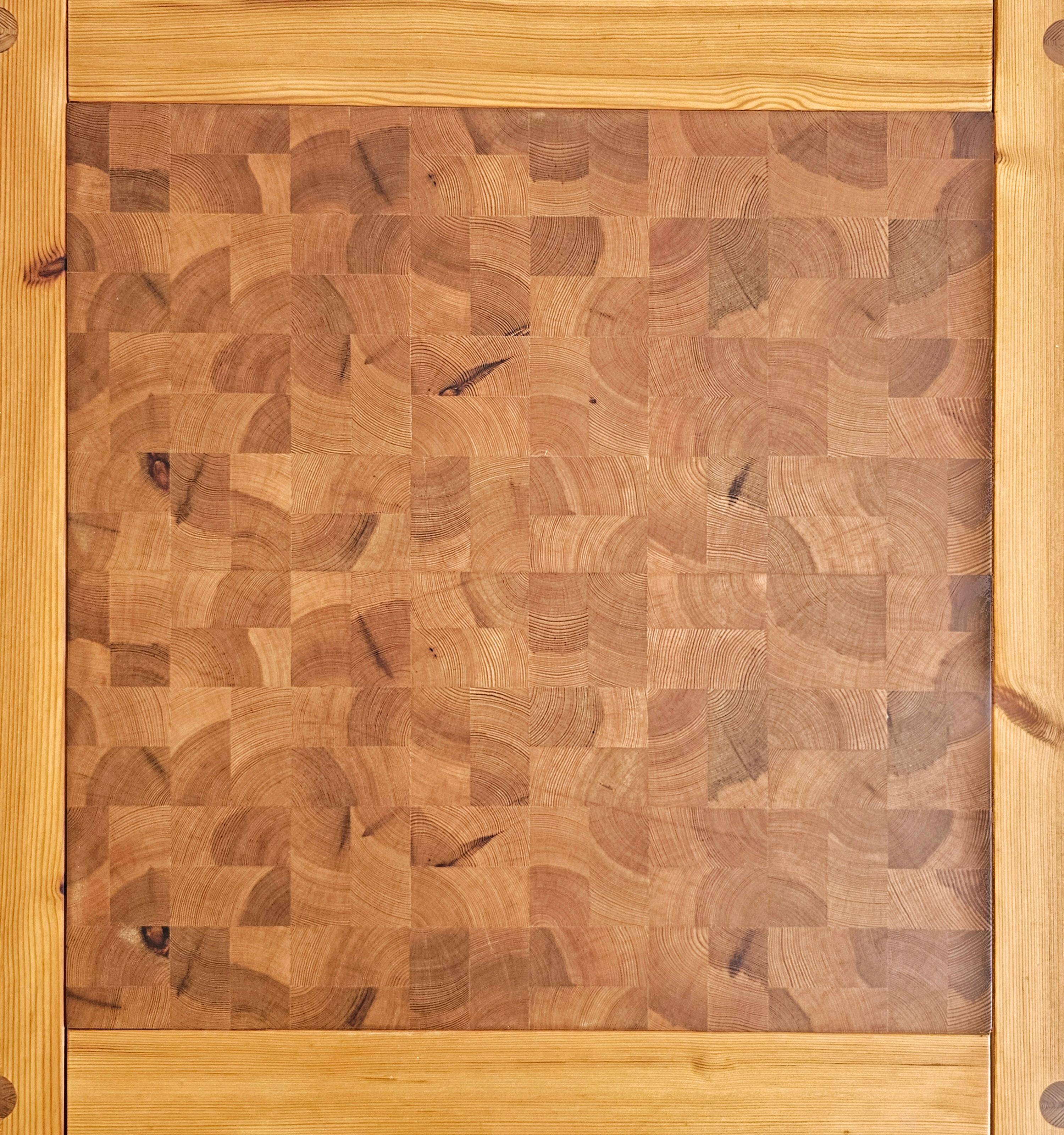 Mid Century side table in pine by Jaob Kielland Brandt