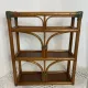 Bamboo and rattan shelf, 1970s