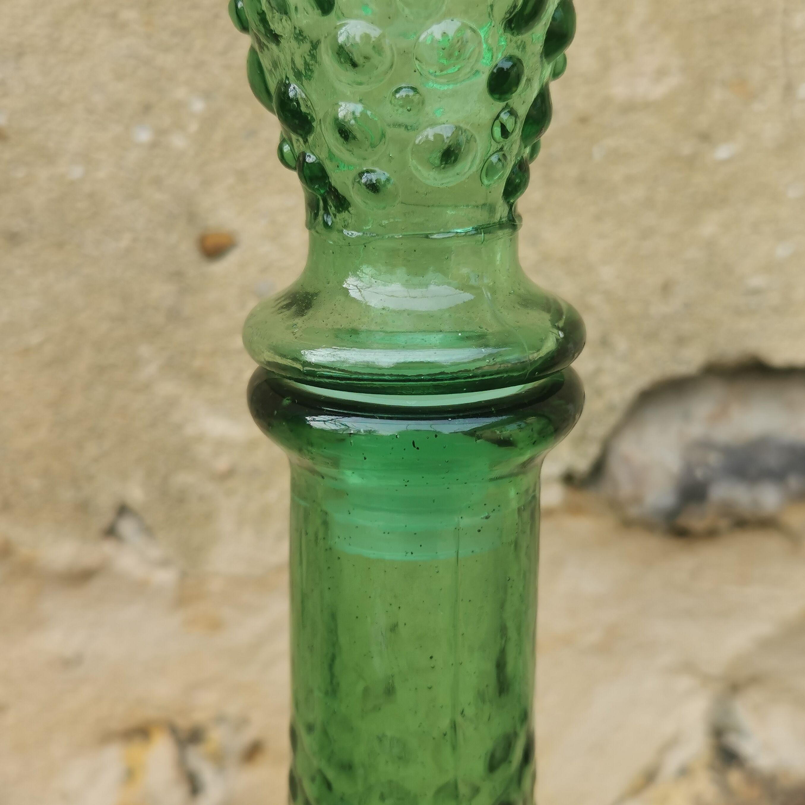 Green Italian bottle