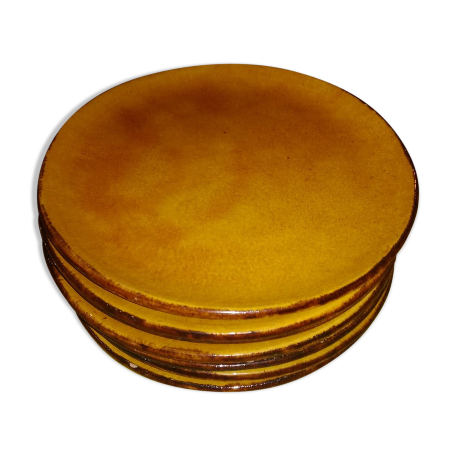 Batch of 8 ceramic dessert plates
