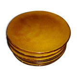 Batch of 8 ceramic dessert plates