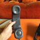 Fixed telephone barphone b 801 vintage has grey black turntable dial 1980