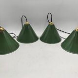 Enamelled sheet metal cone suspensions