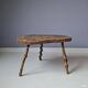 Antique French tree trunk side table, circa 1920s