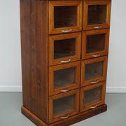 Meuble/Vitrine de Mercerie Vintage en Hêtre et Pin, Pays-Bas, 1950s
